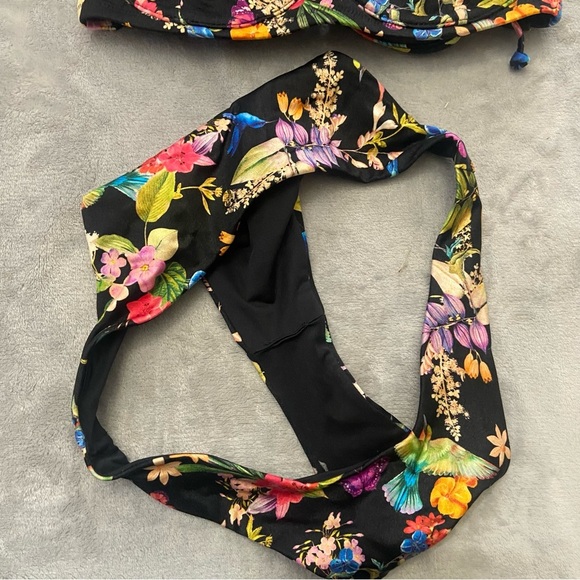 New! Victoria’s Secret wicked birds of paradise floral bikini black 4726 - Picture 7 of 10